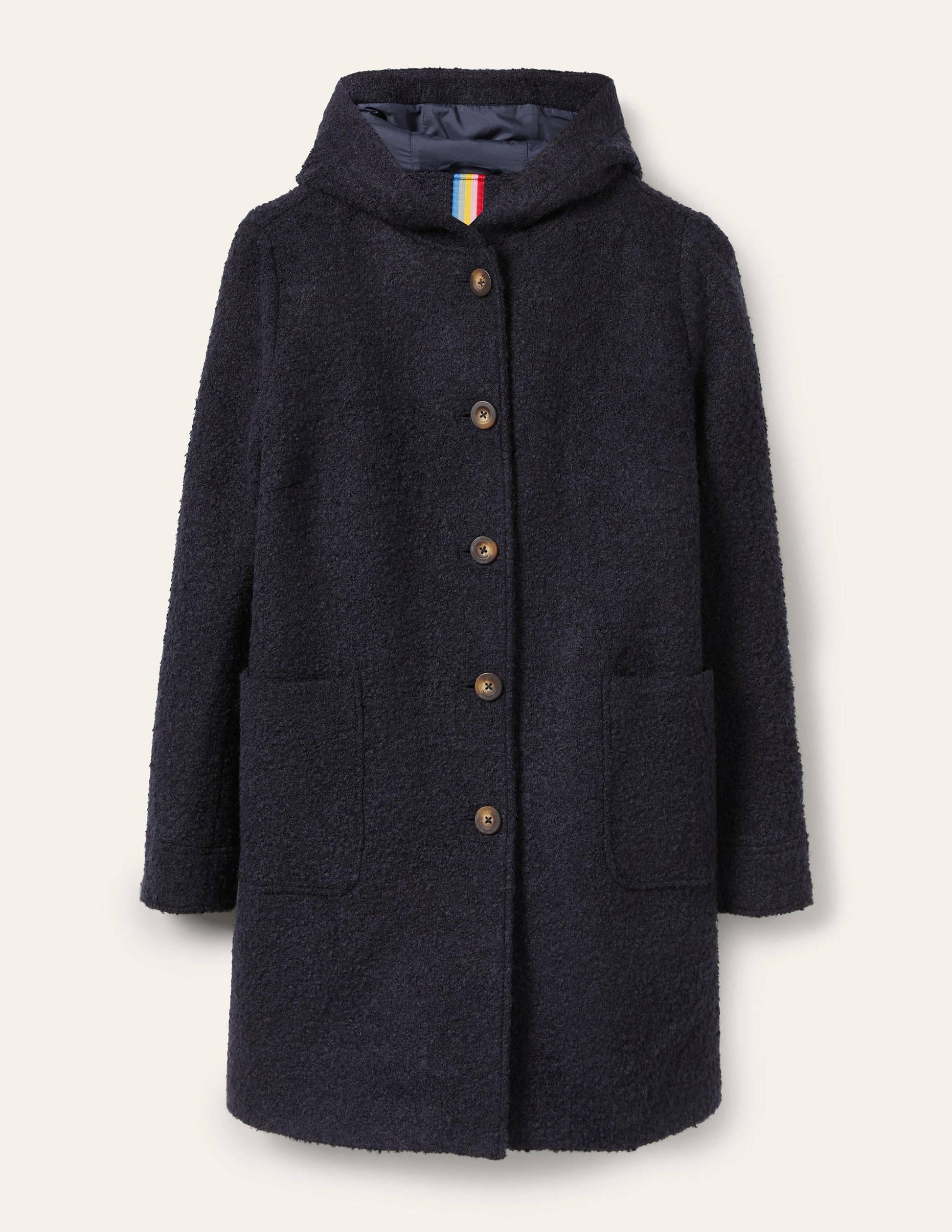 Cambridge Textured Coat-Navy-5