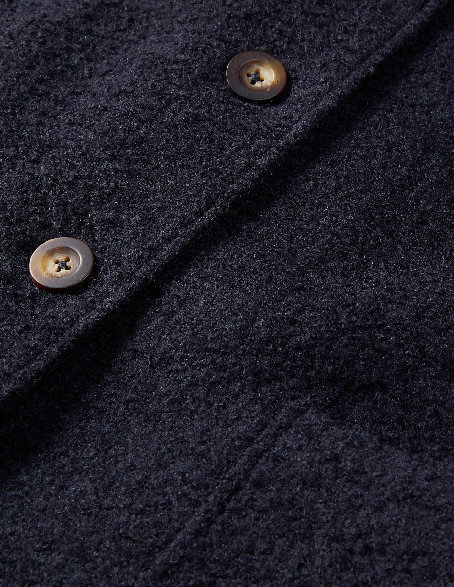Cambridge Textured Coat-Navy