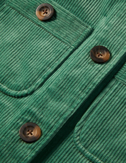 Cord Shacket-Sage Green