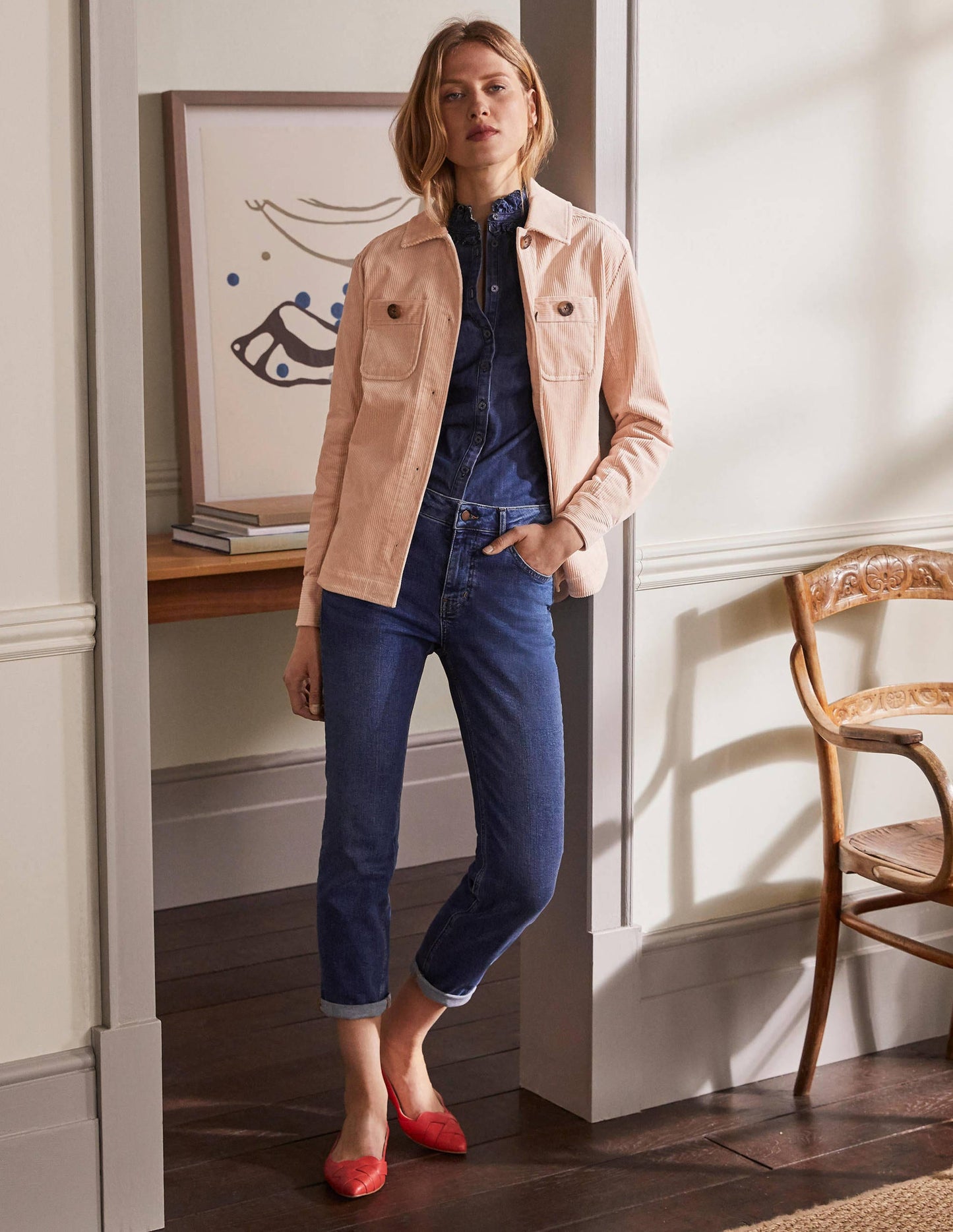 Cord Shacket-Popcorn