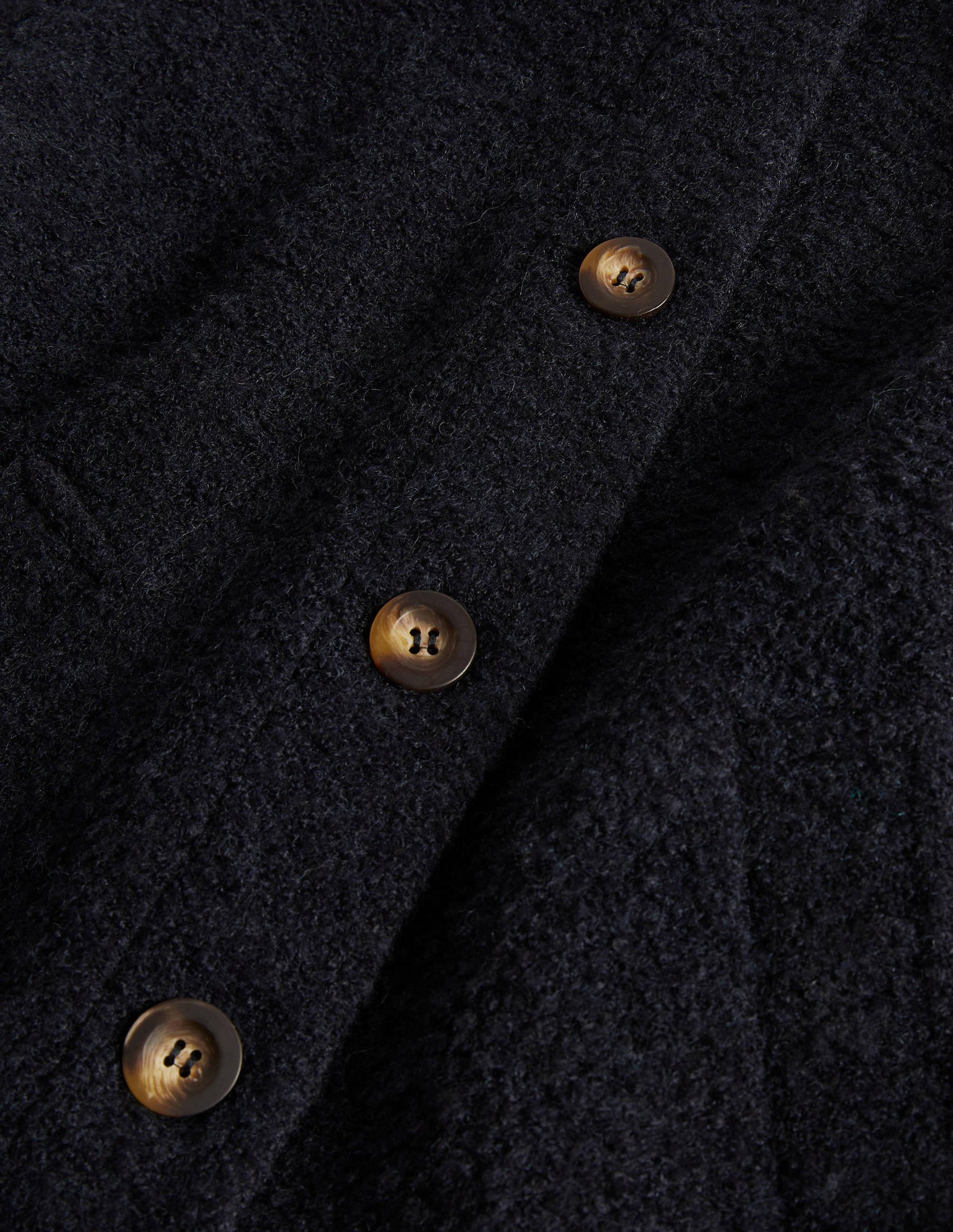 Textured Wool Jacket-Navy-7