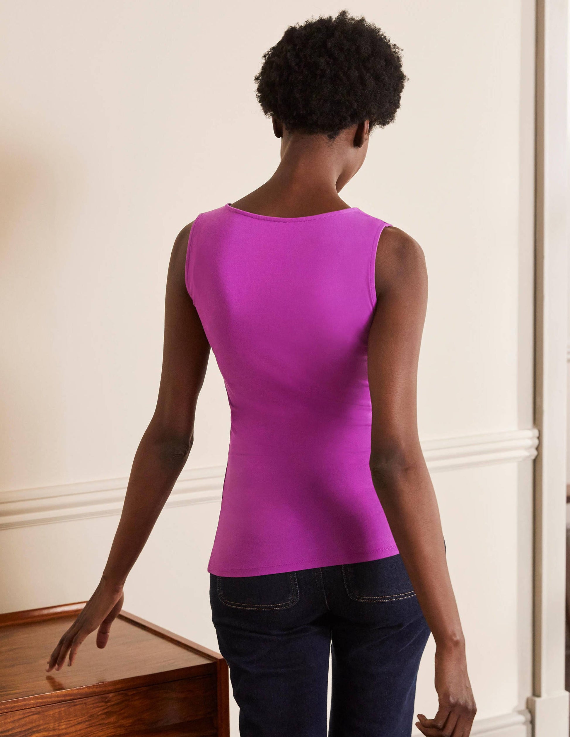 Double Layer Front Vest-Regal Purple-2
