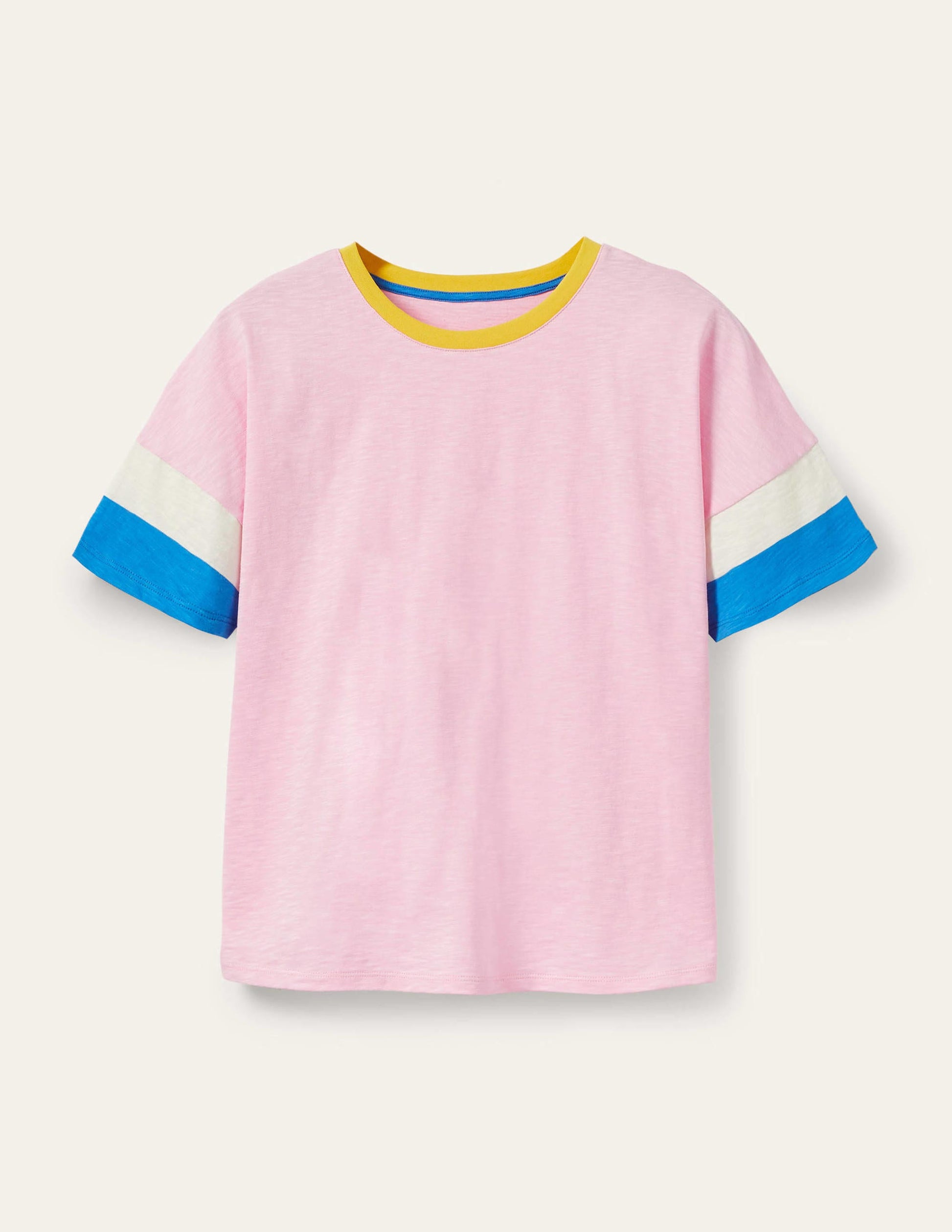 Clarissa Jersey T-shirt-Soft Peony-5