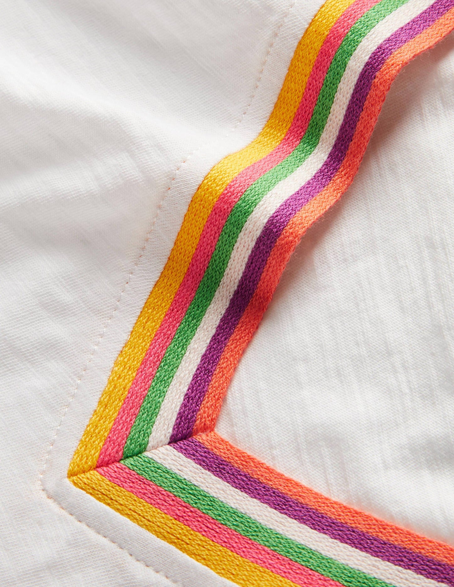 Beatrice Jersey Top-White