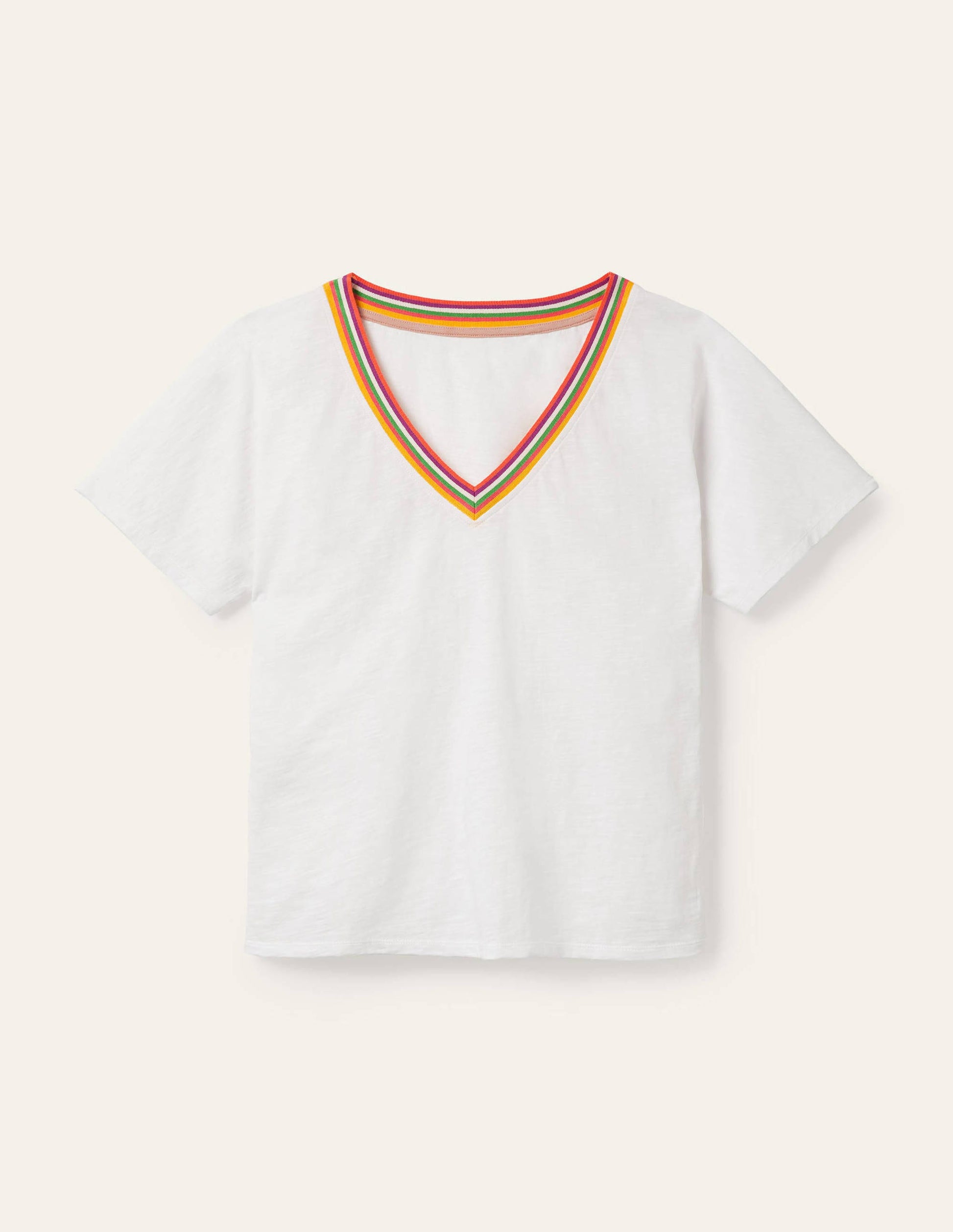 Beatrice Jersey Top-White-7