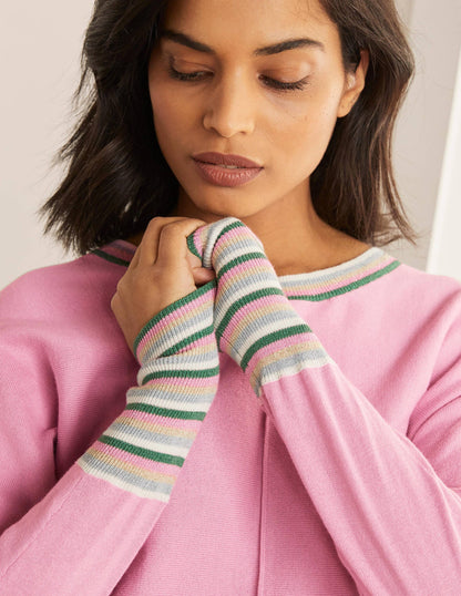 Lytton Sparkle Jumper-Soft Peony