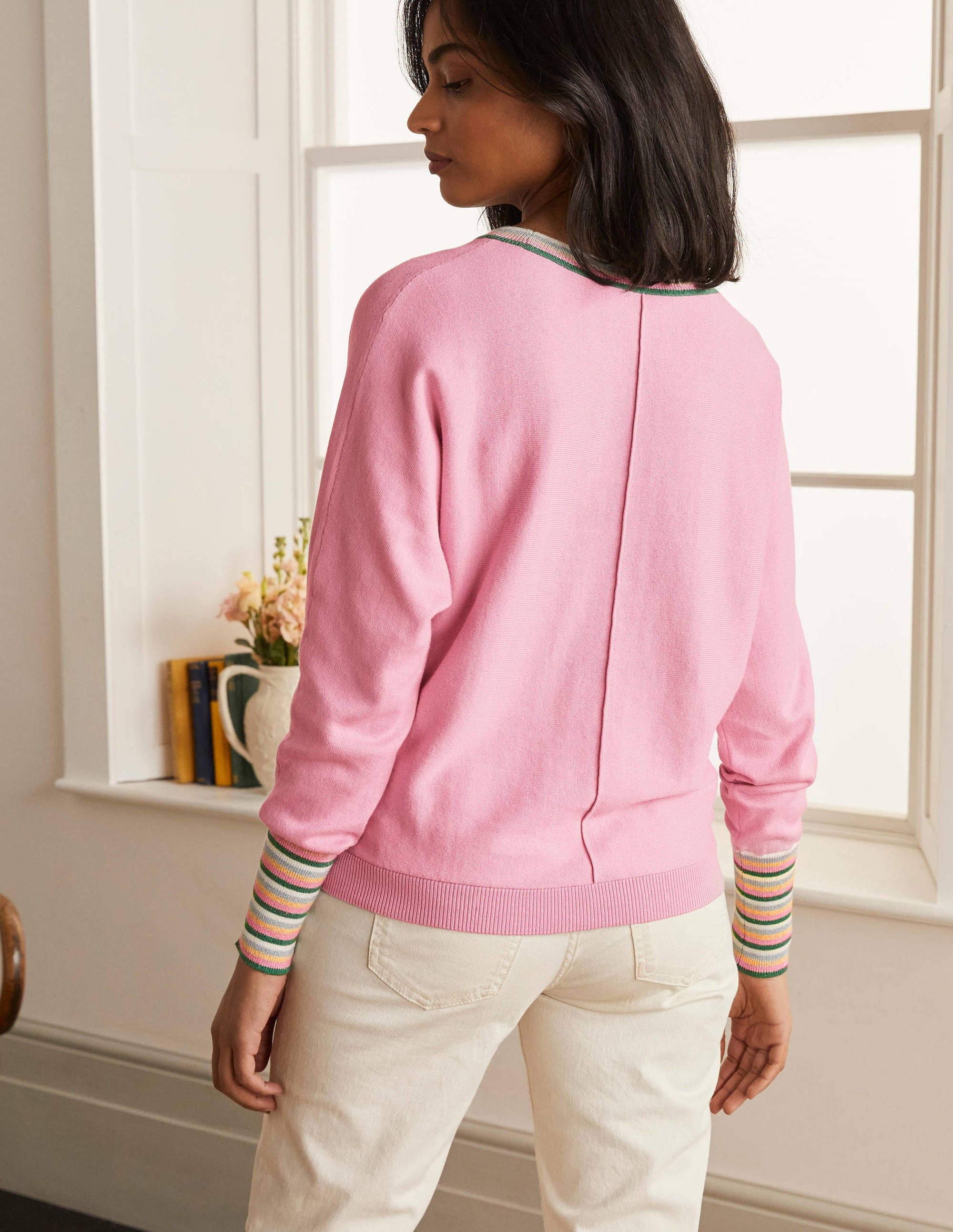 Lytton Sparkle Jumper-Soft Peony - Image 3
