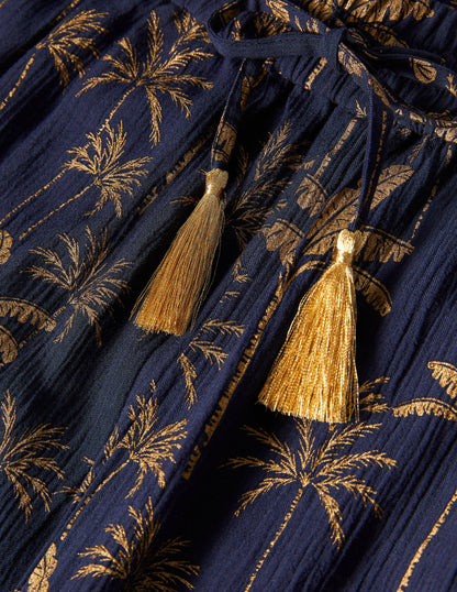 Bembridge Trousers-French Navy, Rainforest-5