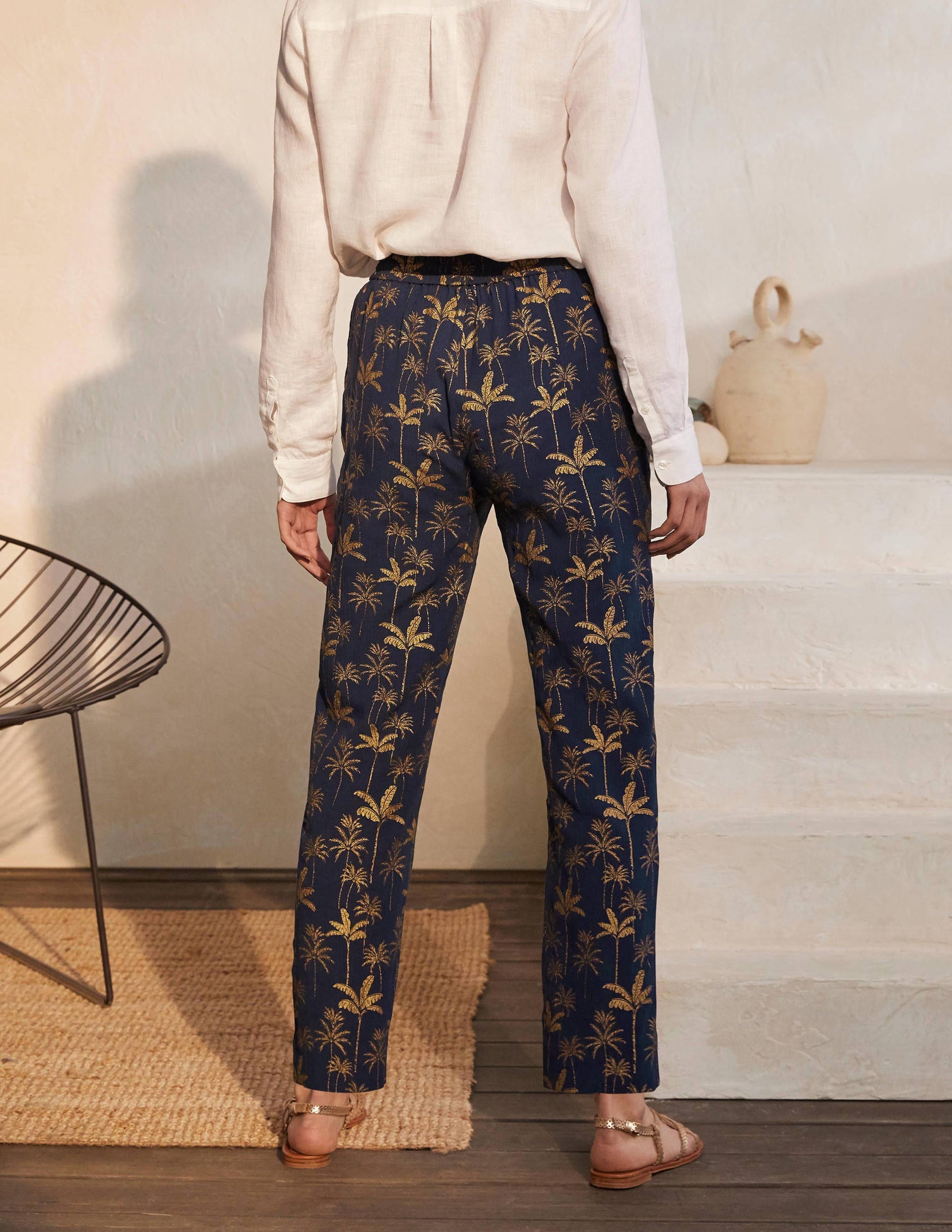 Bembridge Trousers-French Navy, Rainforest-2