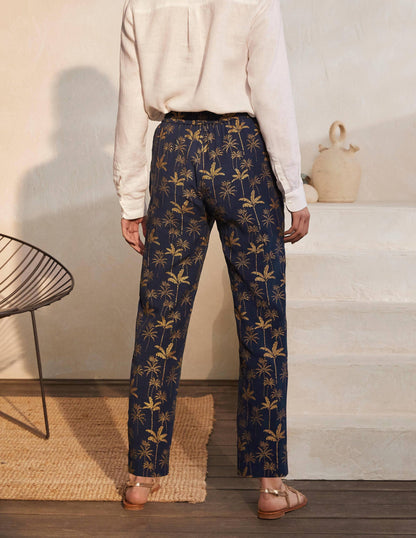 Bembridge Trousers-French Navy, Rainforest-2