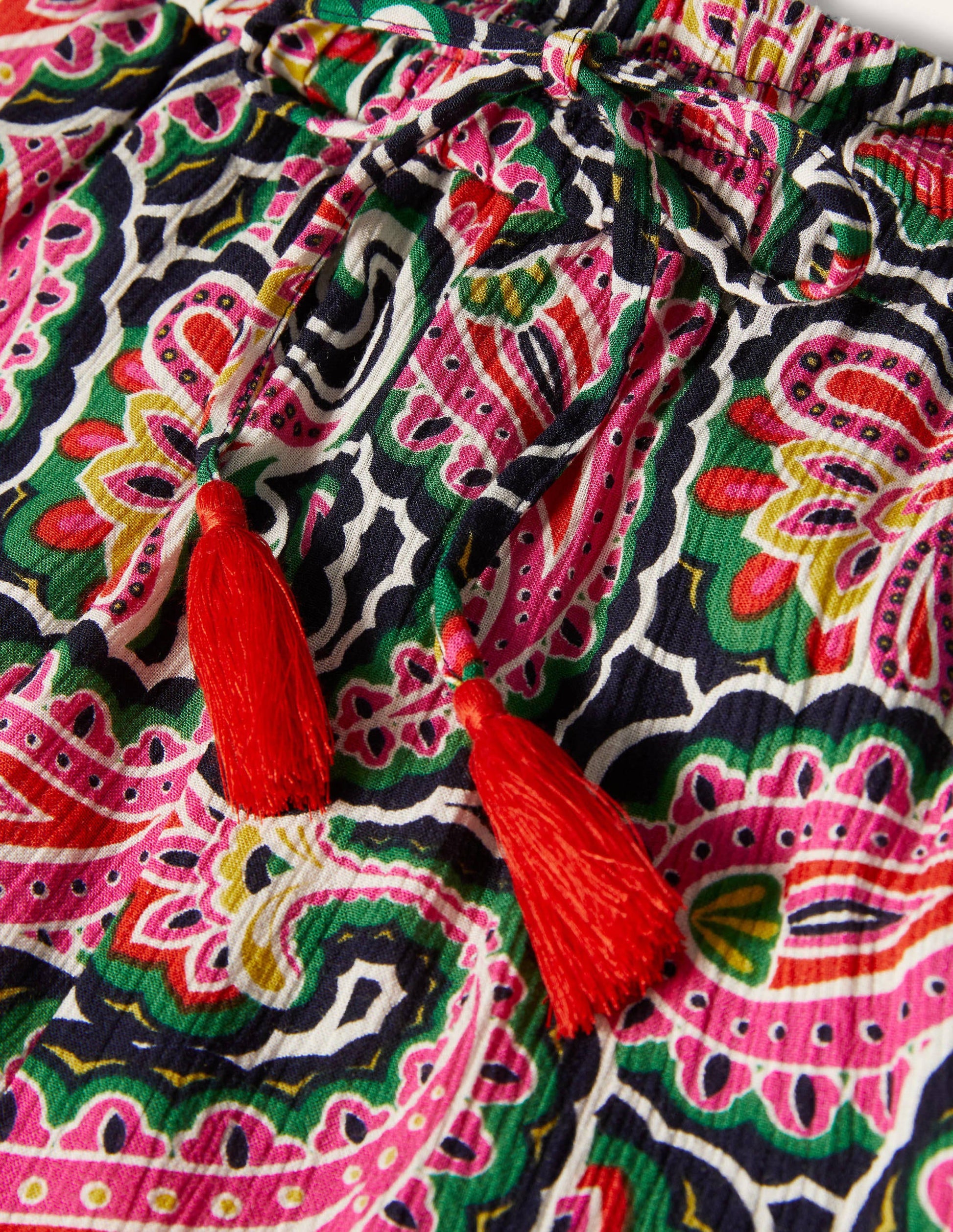 Bembridge Trousers-French Navy, Summer Paisley-5