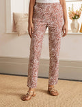 Pull On Trousers-Red Oak, Summer Paisley