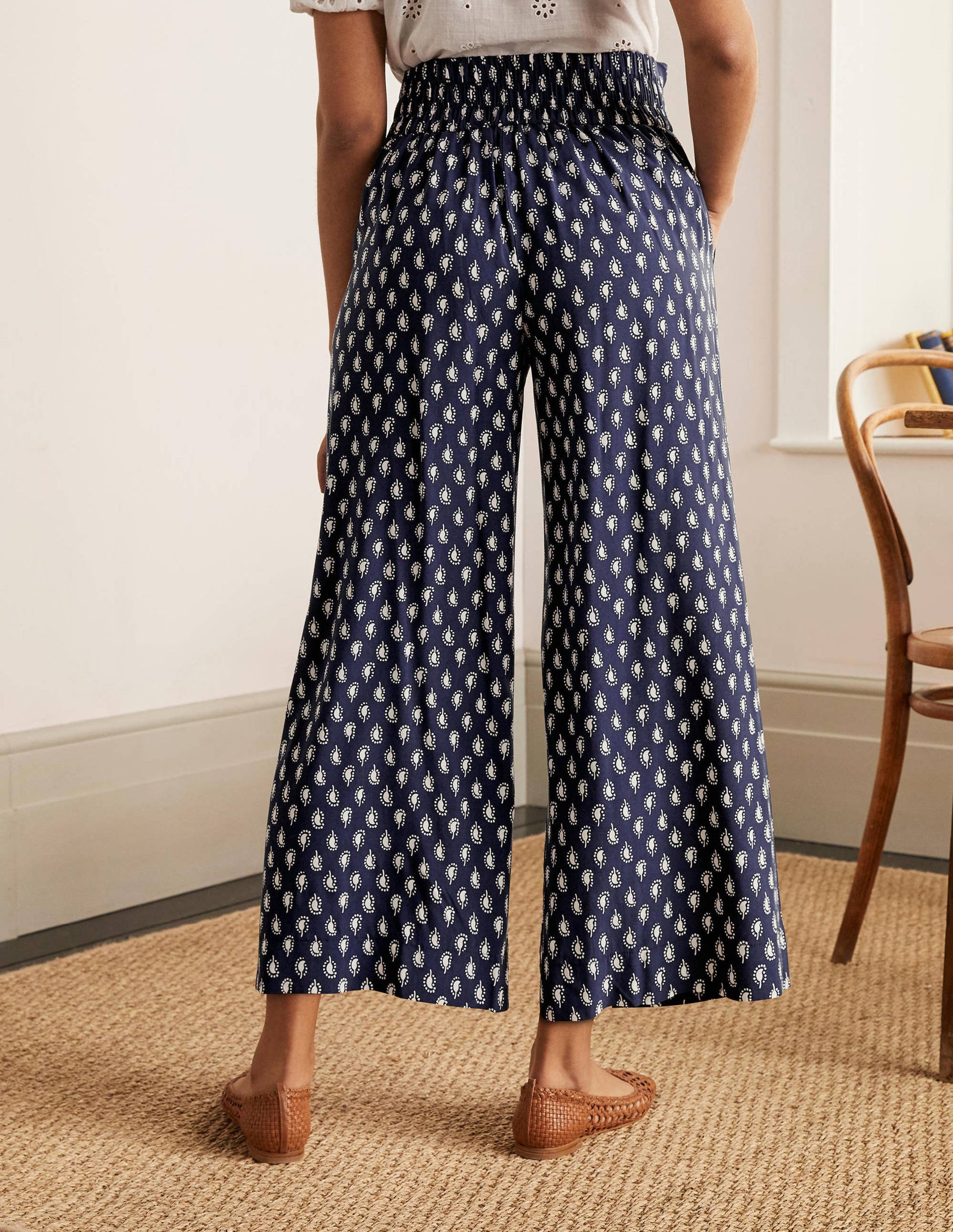 Caithness Trousers-Navy, Paisley Stamp-2