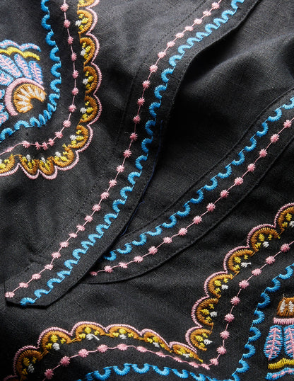 Eden Embroidered Top-Black-6