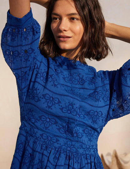 Broderie Cotton Dress-Summit-3