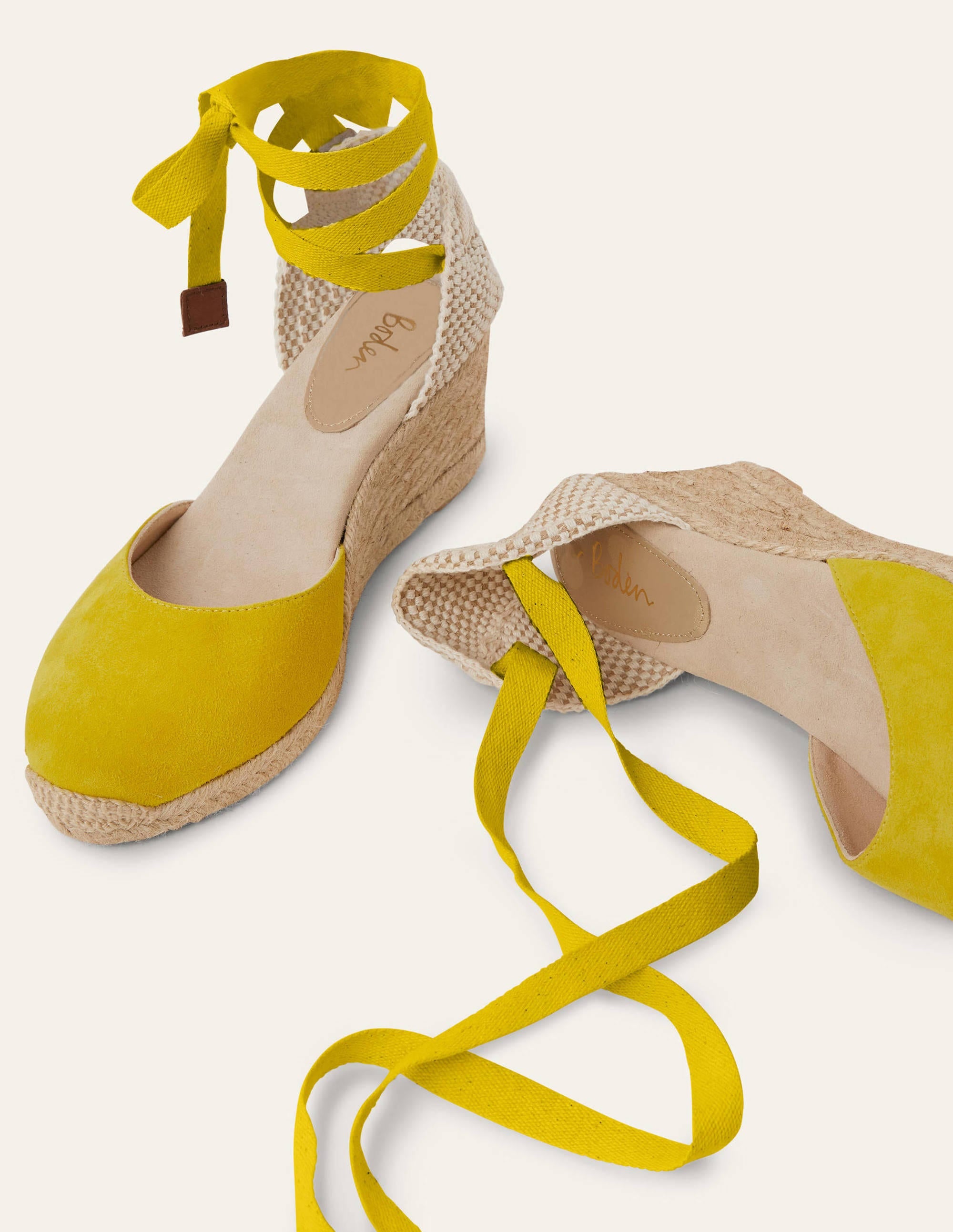 Cassie Espadrille Wedge-Chartreuse - Image 1