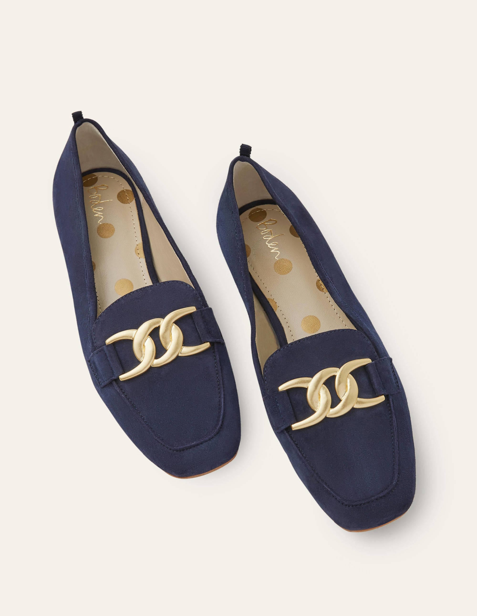 Martha Loafers-Navy Suede - Image 1