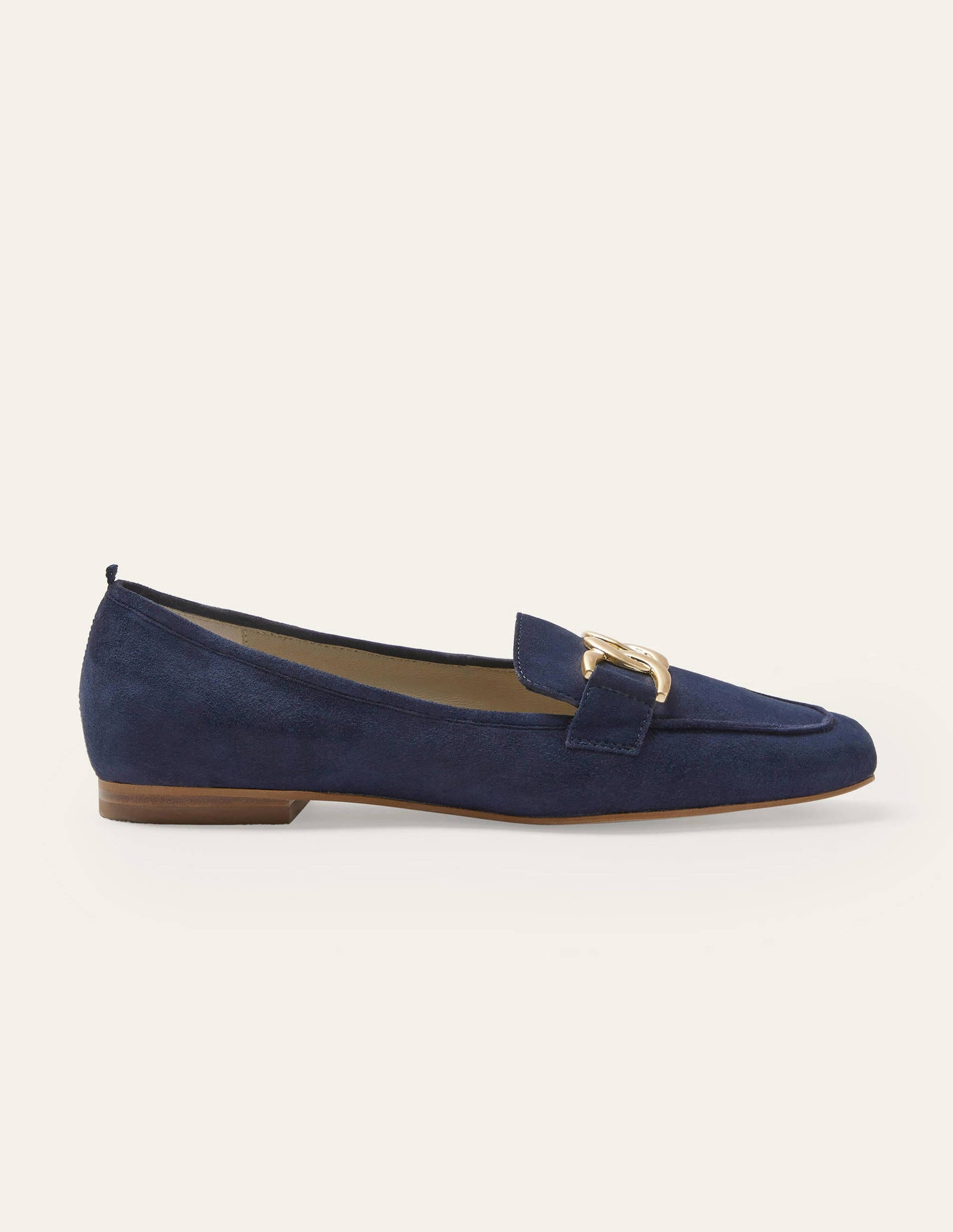 Martha Loafers-Navy Suede-2