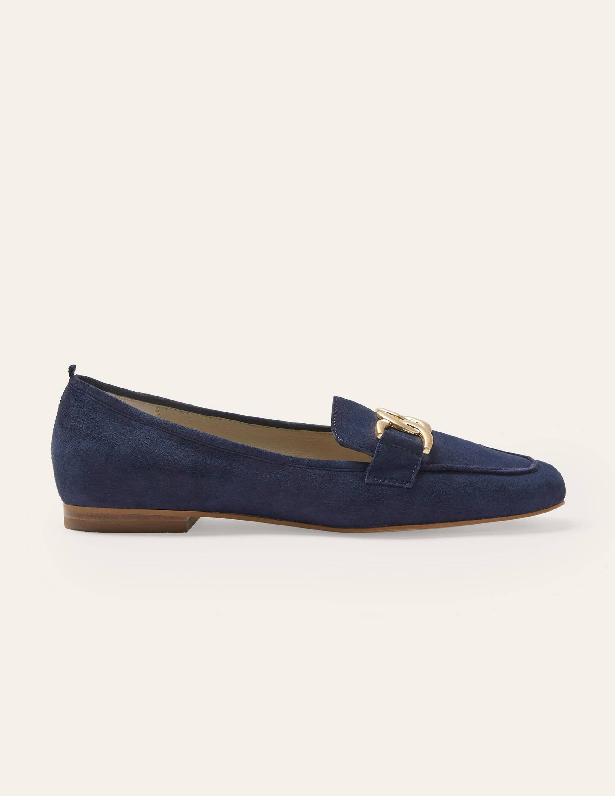 Martha Loafers-Navy Suede - Image 2