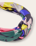 Knotted Headband-Leaf, Asphalt