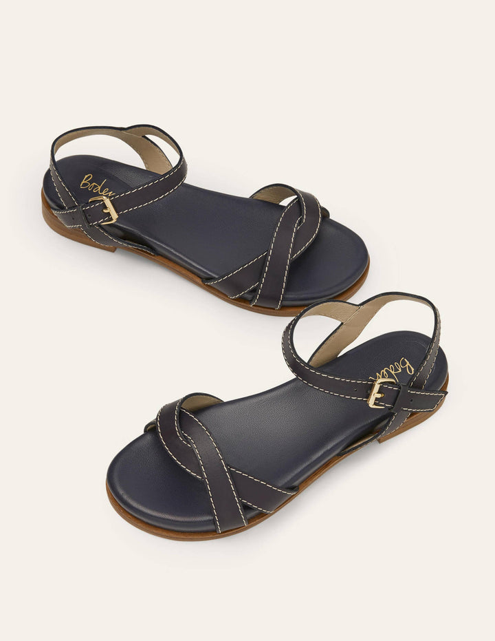 Eliza Sandals-Navy