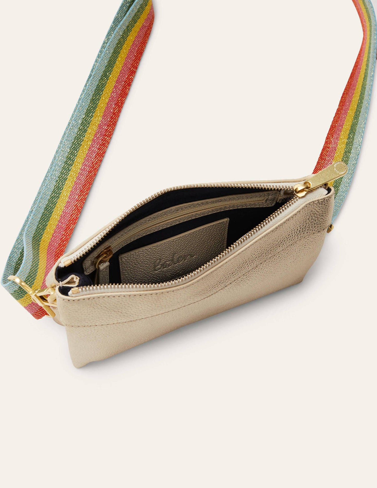 Clementine Crossbody Bag-Pale Gold