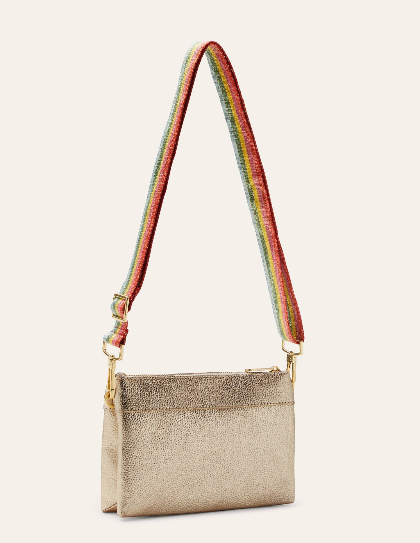 Clementine Crossbody Bag-Pale Gold