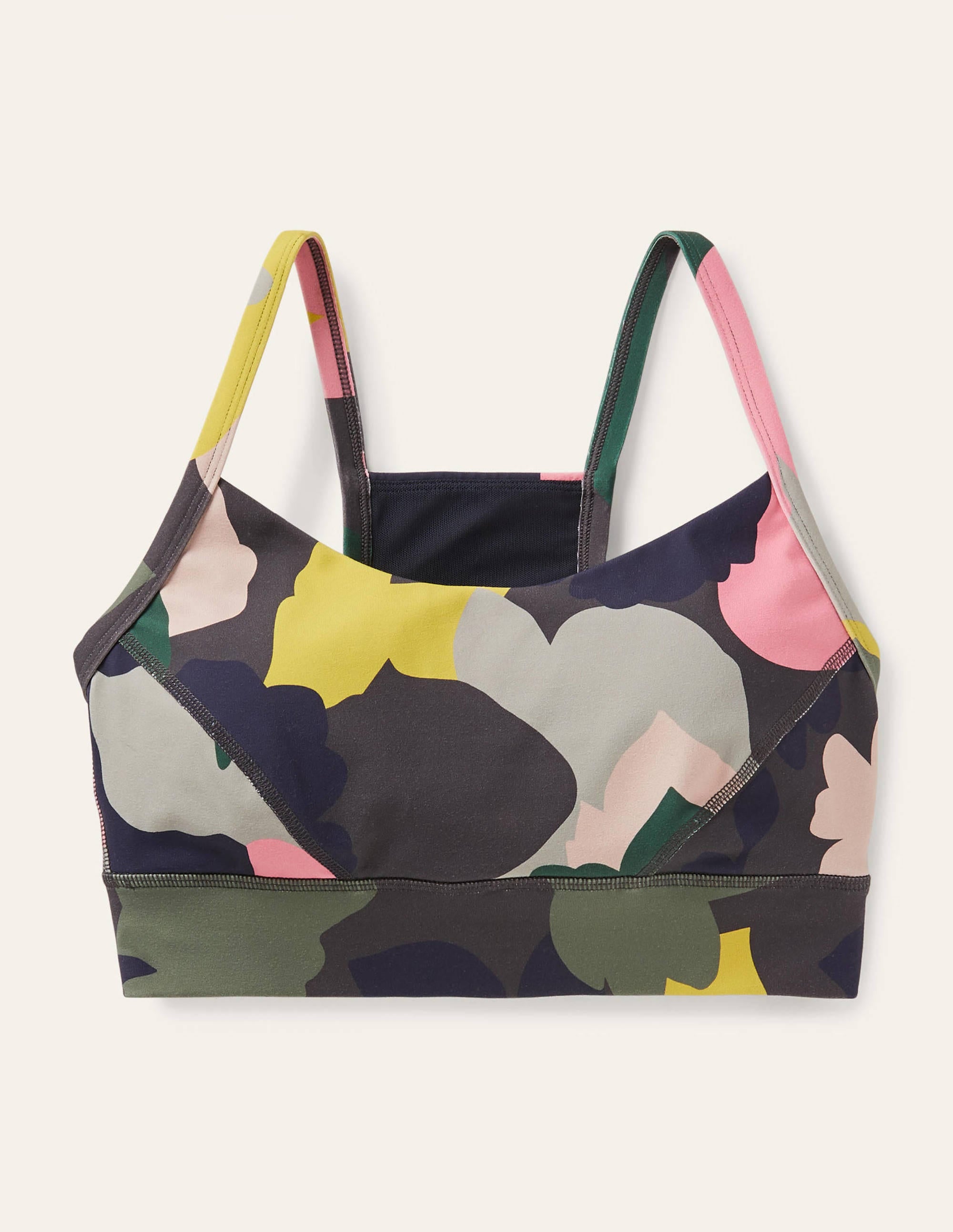Jessica Active Bra-Asphalt, Pressed Bloom - Image 5
