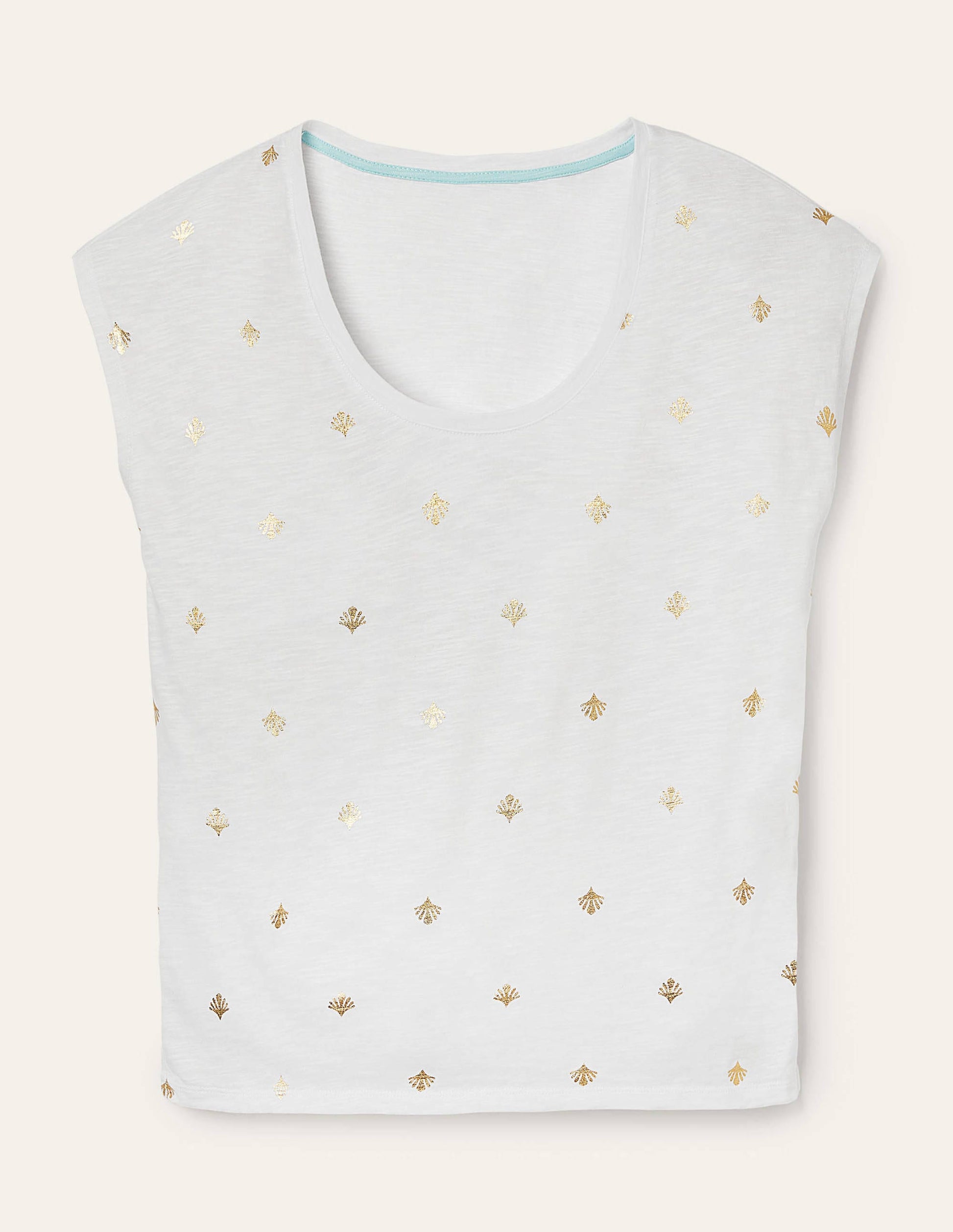 Fun Voop Tee-White, Coral Tile-5