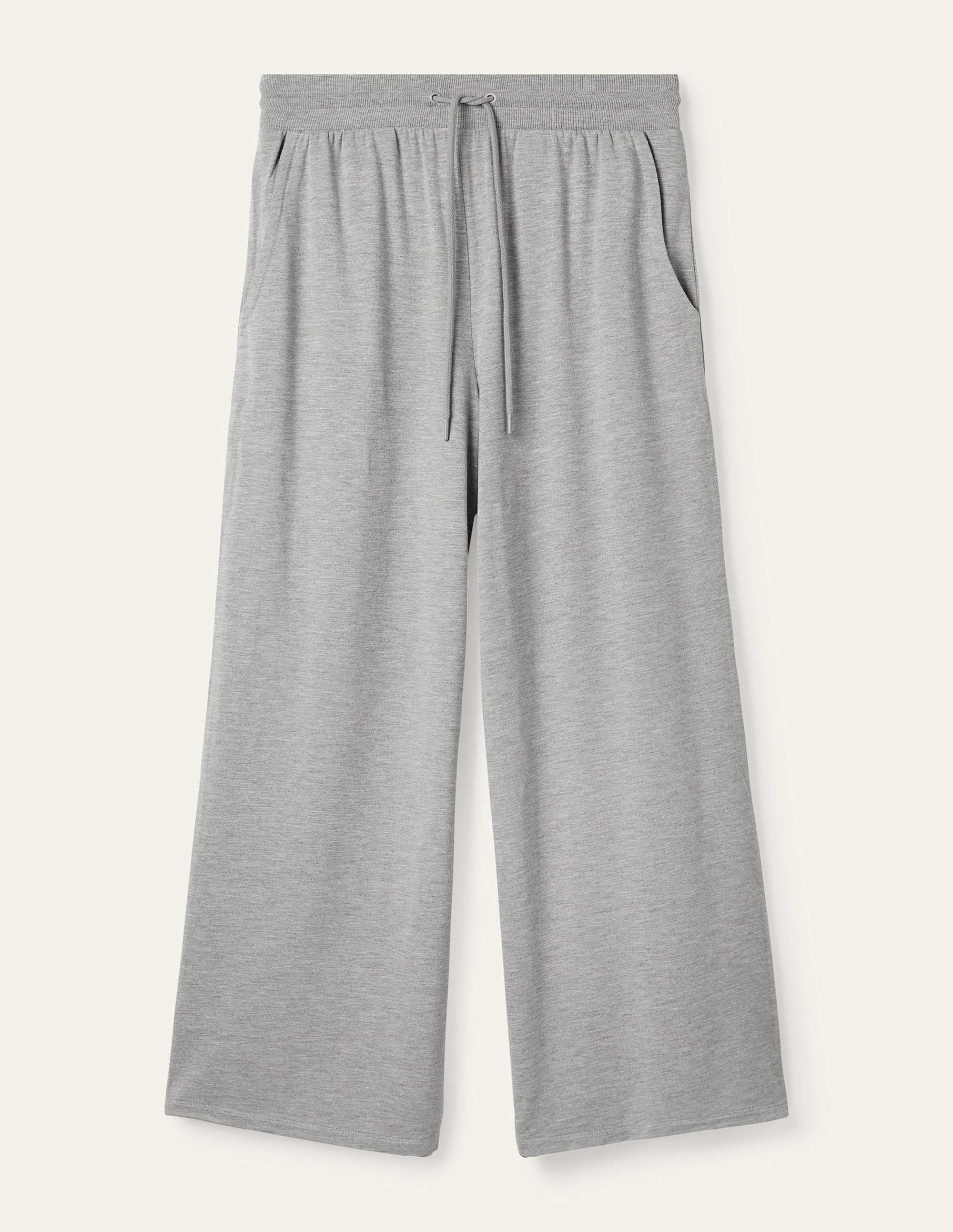 Emma Cropped Joggers-Grey Marl - Image 5