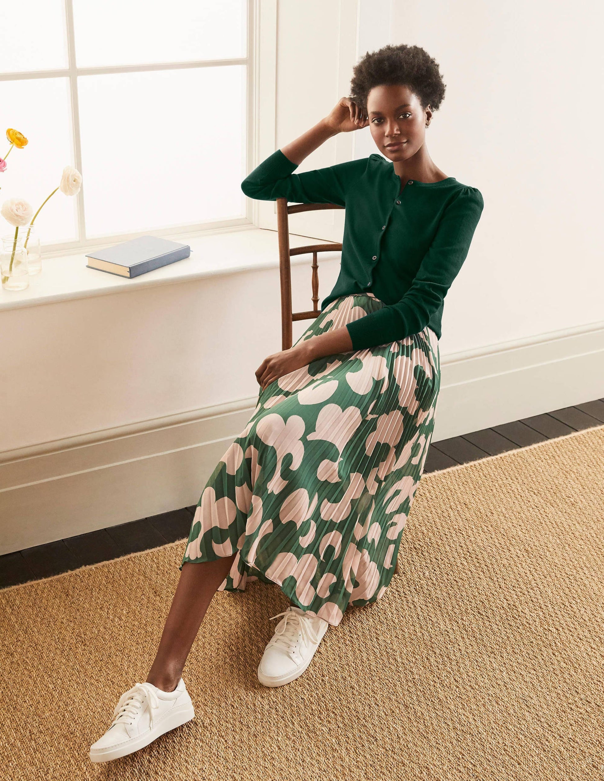 Stowe Merino Cardigan-Palm Leaf-1