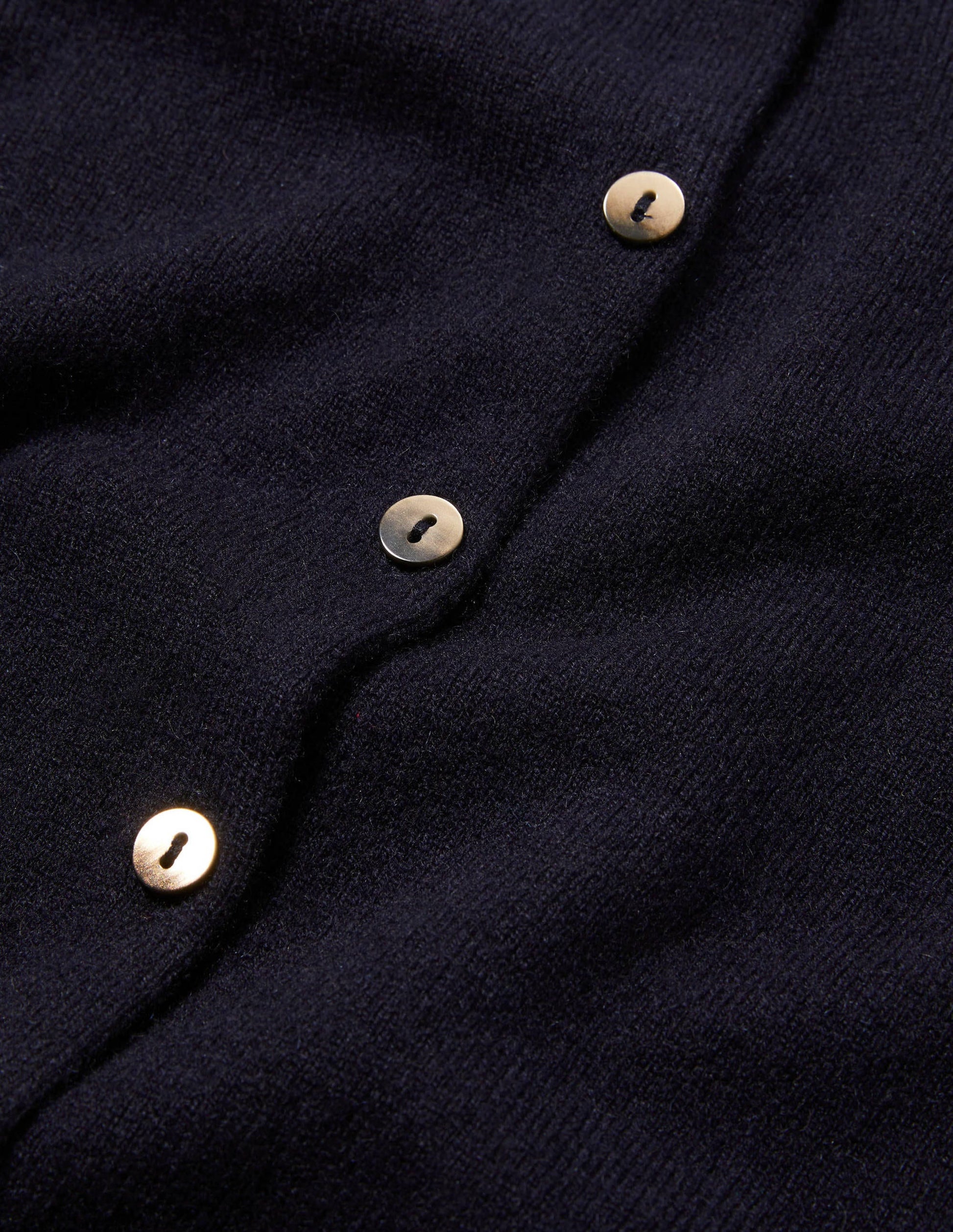 Cashmere Crop Cardigan-Navy-6