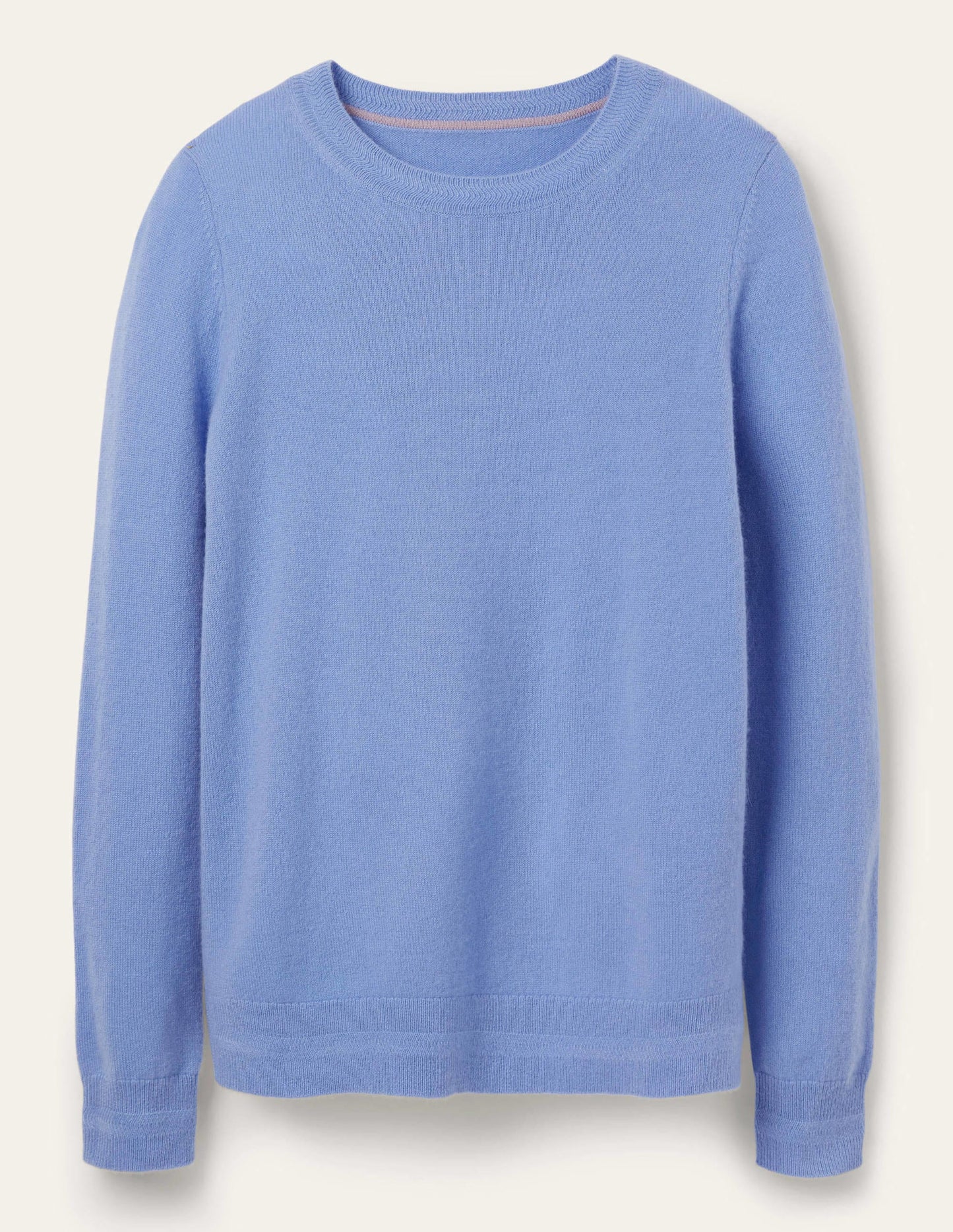 Cashmere Crew Neck Jumper-Gulf Blue