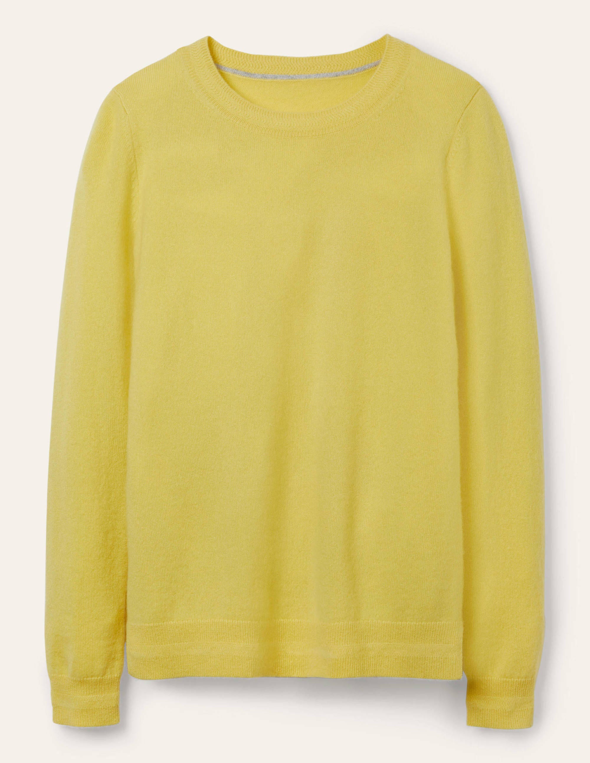 Cashmere Crew Neck Jumper-Pineapple - Image 5