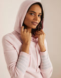 Morton Knitted Hoodie-Milkshake