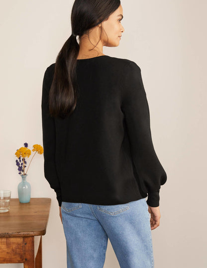 Berkshire Cardigan-Black-3