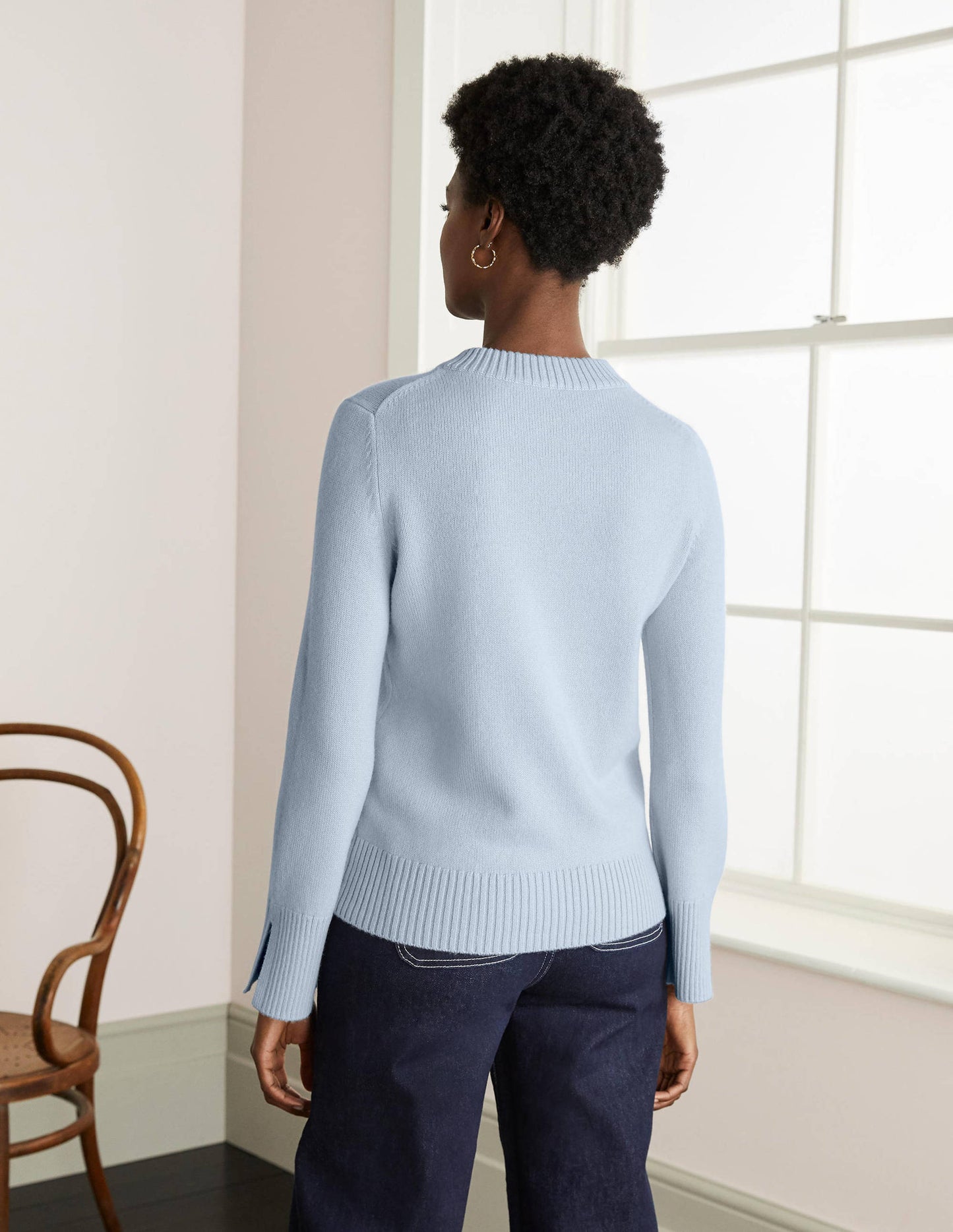 Dundee Cashmere Jumper-Blue