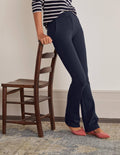 Hampshire Bootcut Trousers-Navy