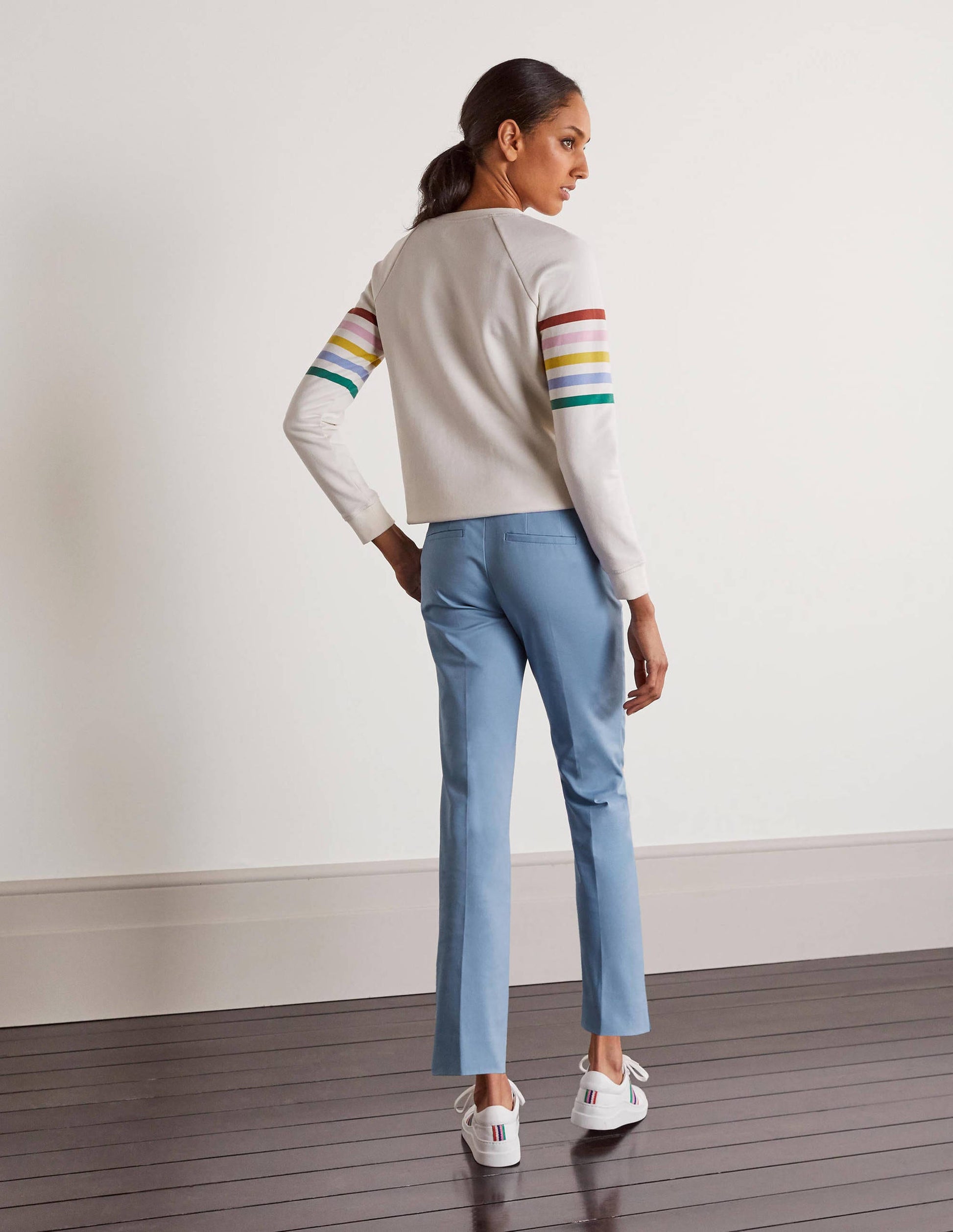 Richmond 7/8 Trouser-Hazy Blue-2