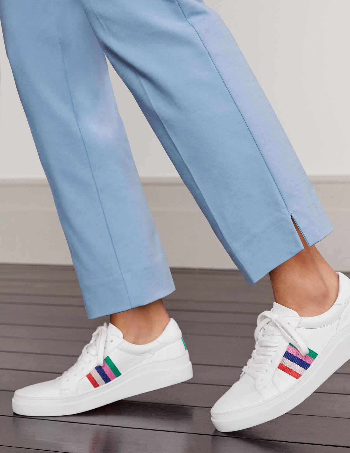 Richmond 7/8 Trouser-Hazy Blue - Image 3