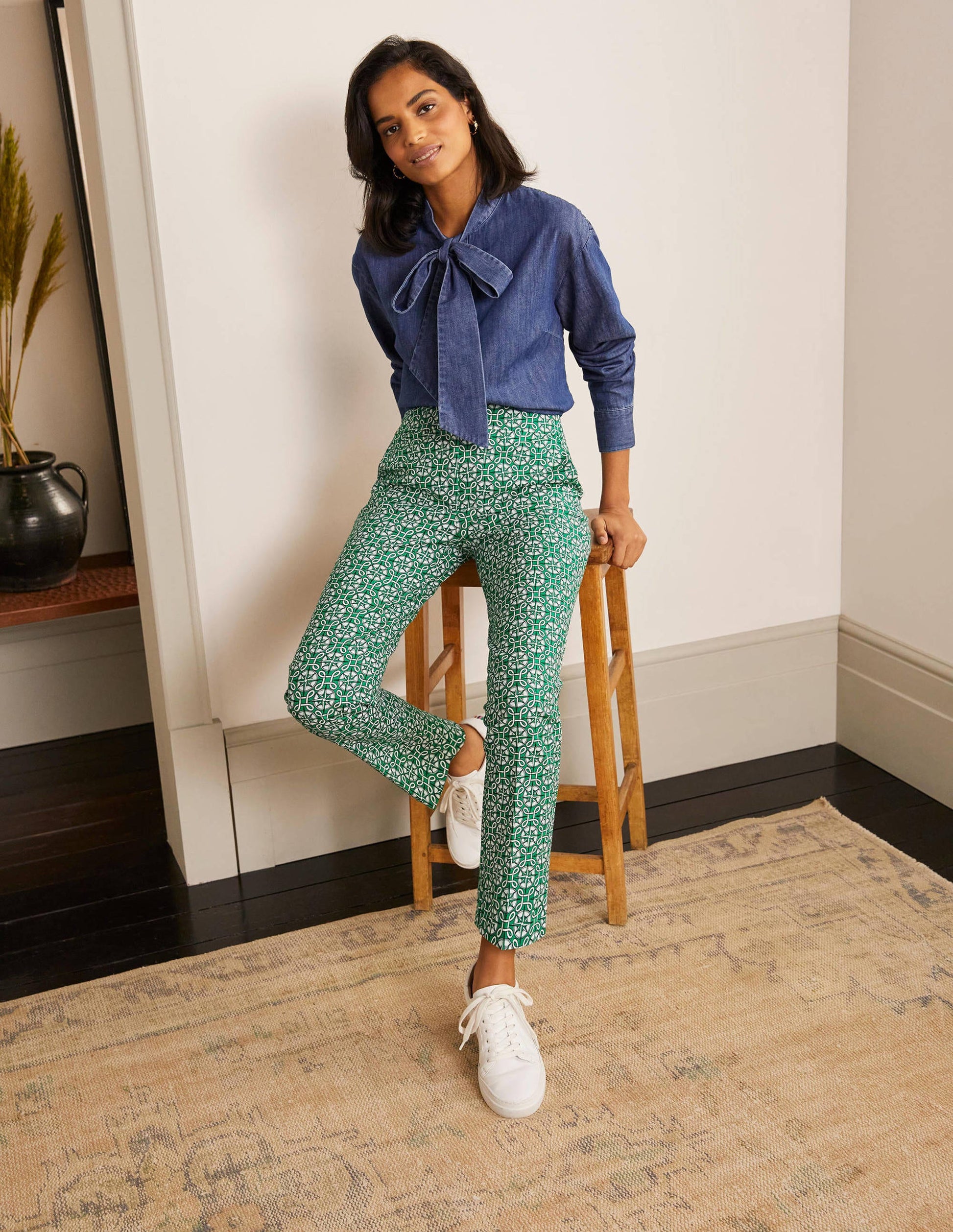 Richmond 7/8 Trouser-Sapling, Compass Knot-4
