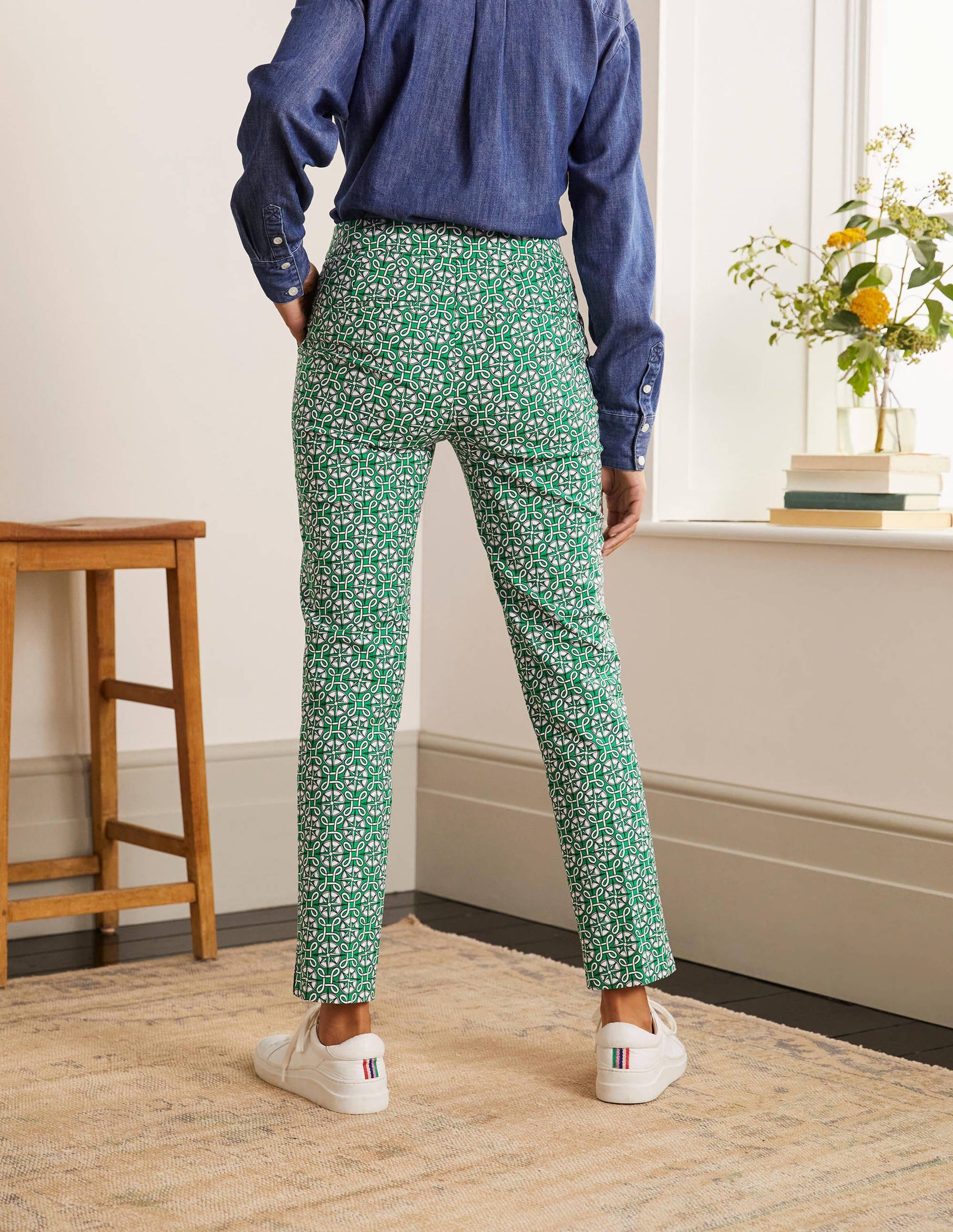 Richmond 7/8 Trouser-Sapling, Compass Knot-2