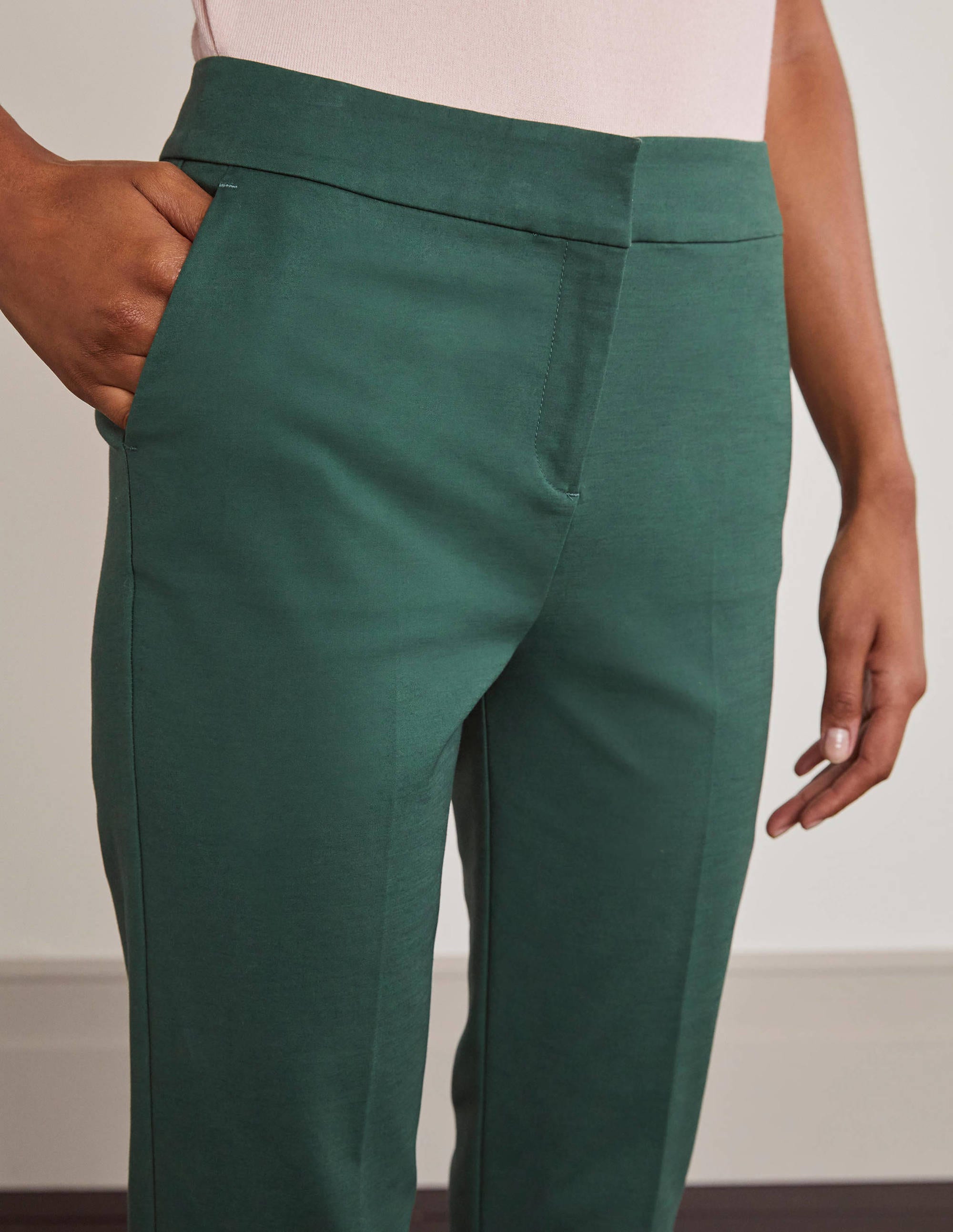 Richmond 7/8 Trouser-Palm Leaf - Image 3