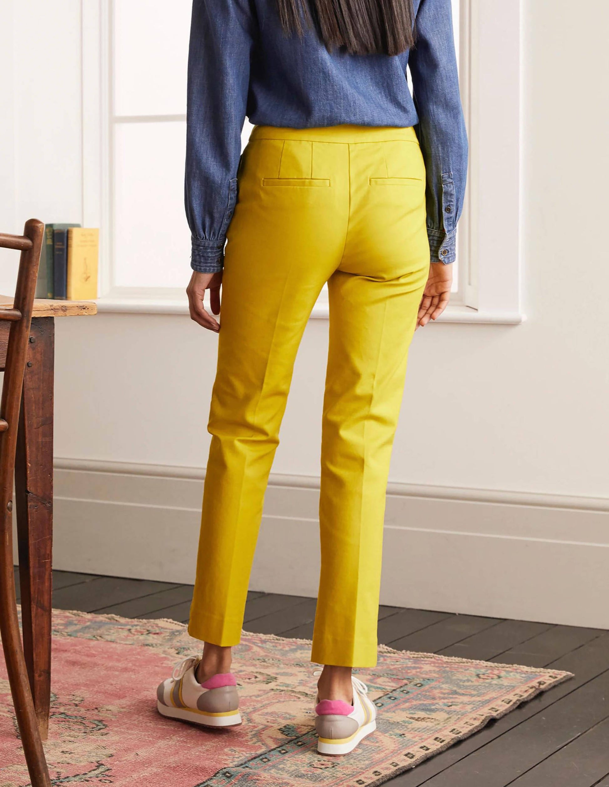 Richmond 7/8 Trouser-Chartreuse-3