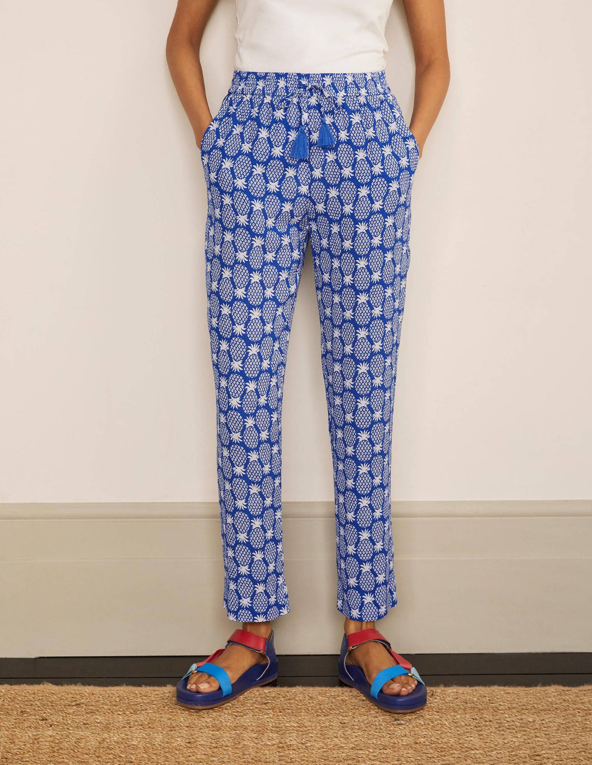 Bembridge Trousers-Summit, Pineapple Geo-1