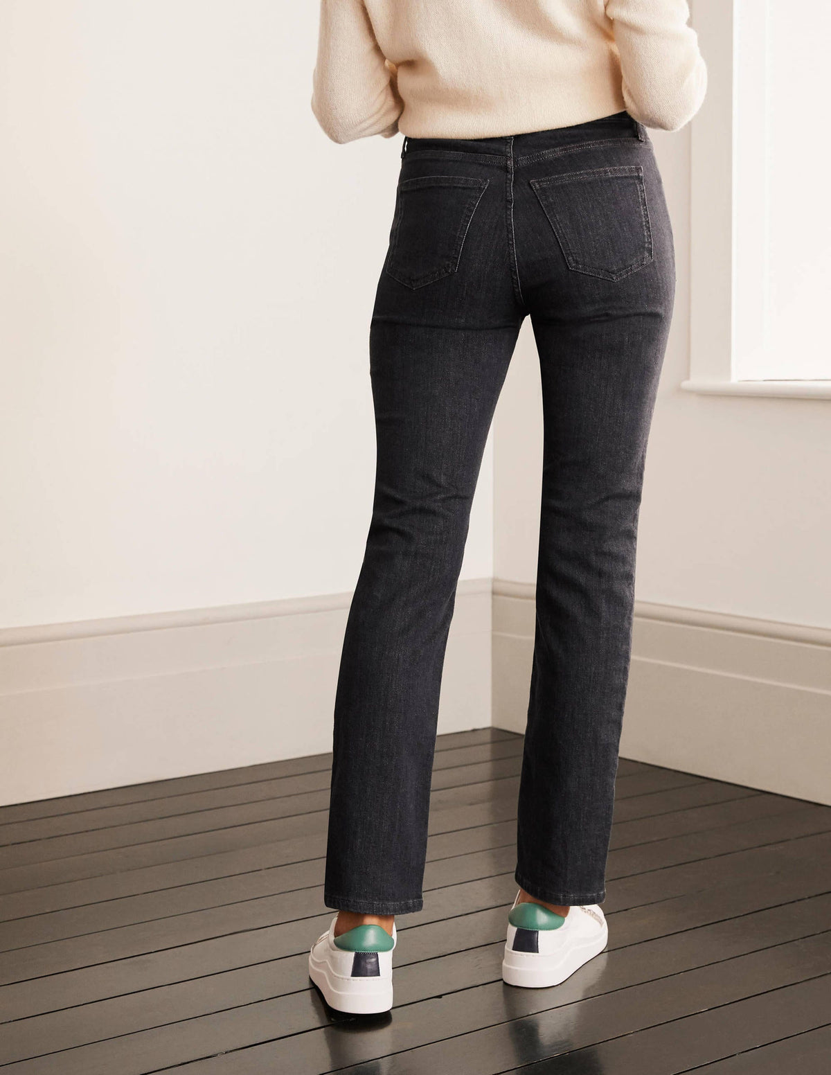 Slim Straight Jeans-Grey - Image 2