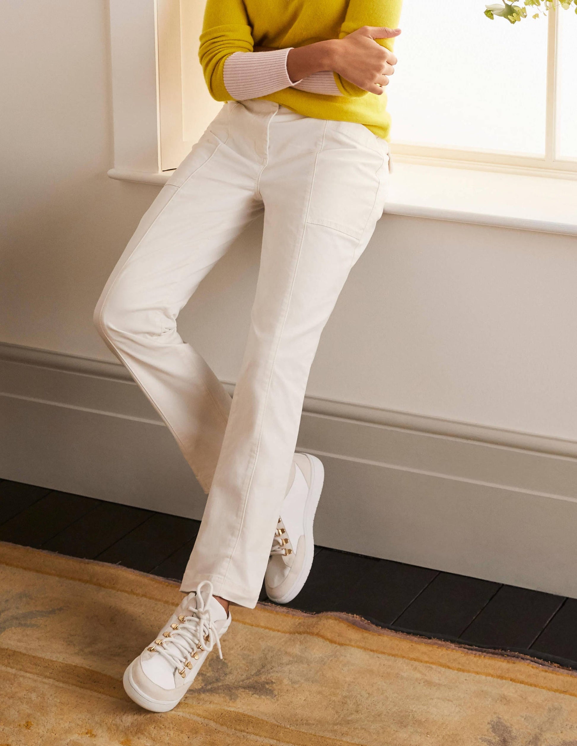Abingdon Trousers-Ecru-1