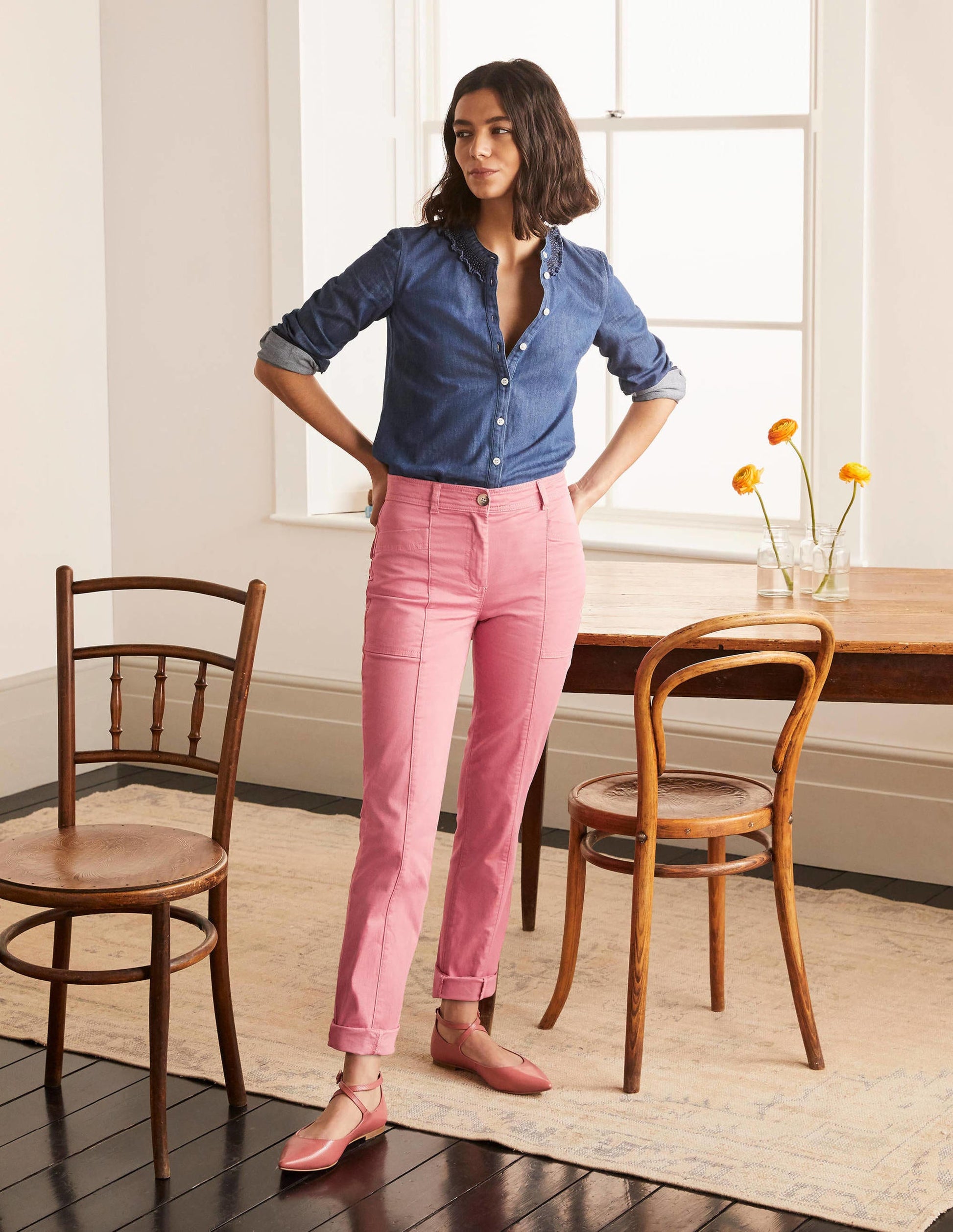Abingdon Trousers-Dusty Red-1