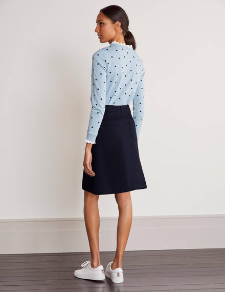 Abingdon Mini Skirt-Navy