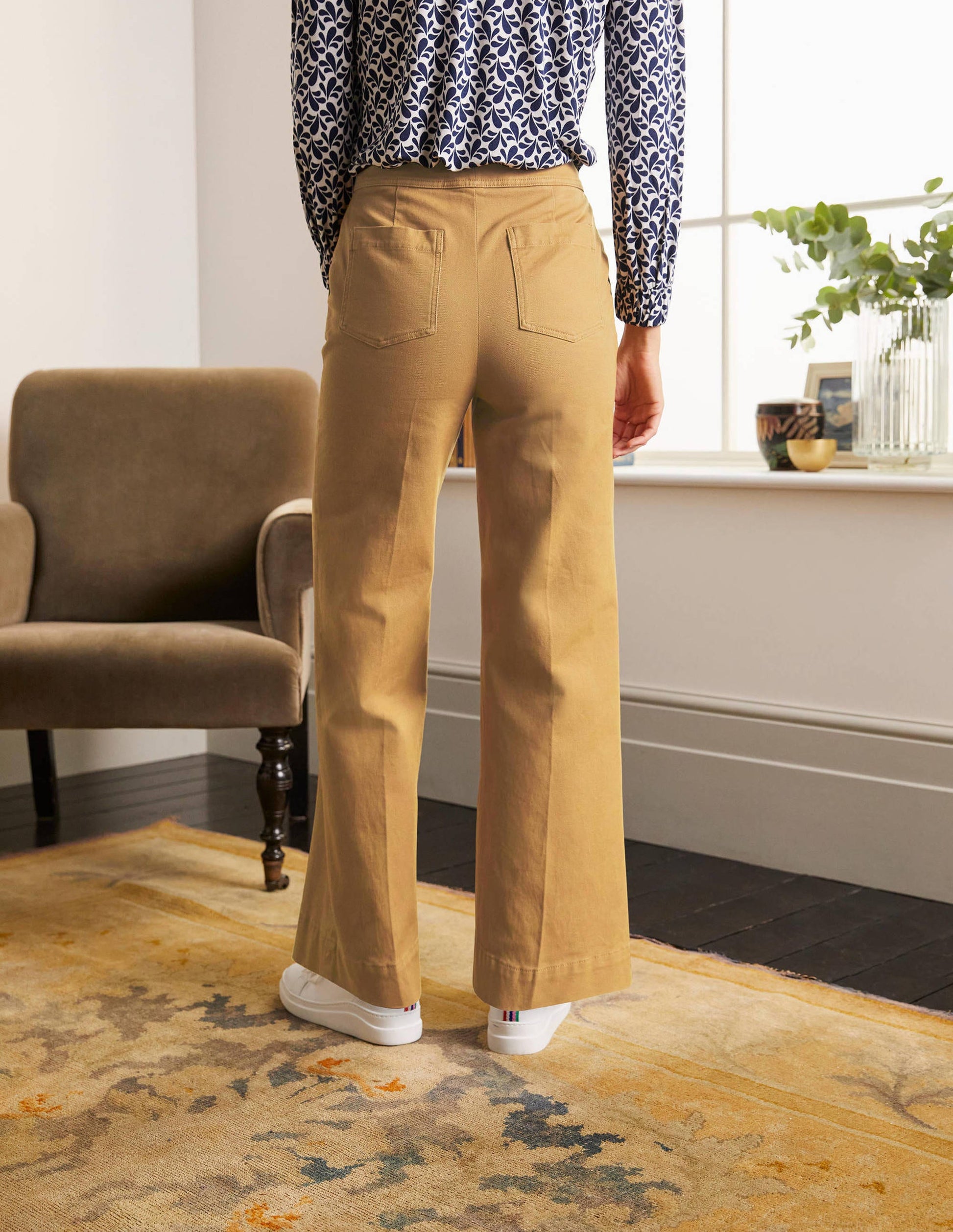 Runswick Sailor Trousers-Camel-2